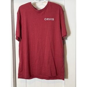 Orvis Classic Collection T Shirt Mens Size XL Red Traditional Sporting Goods